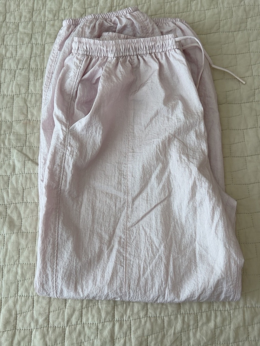 Athleta Girl Pink Nylon Jogger Pants Size 12